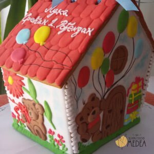 kucica od medenjaka za prvi rodjenadan