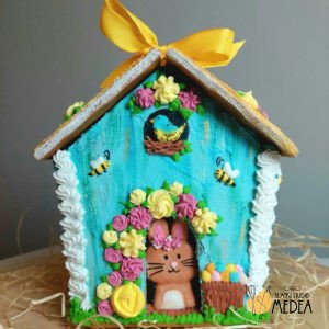 kucica od medenjaka sa uskrsnjim motivima