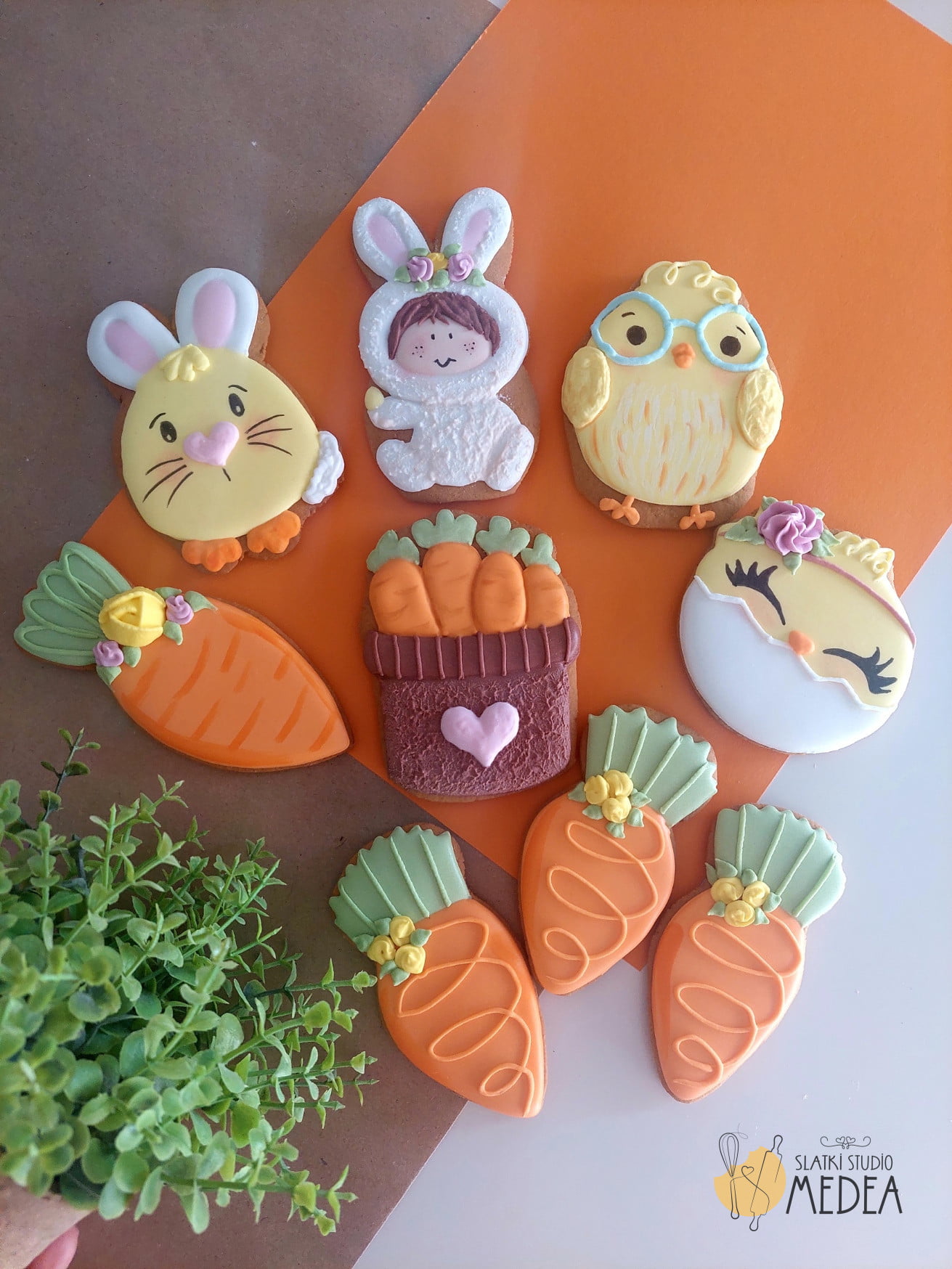 medenjak za uskrs sargarepe