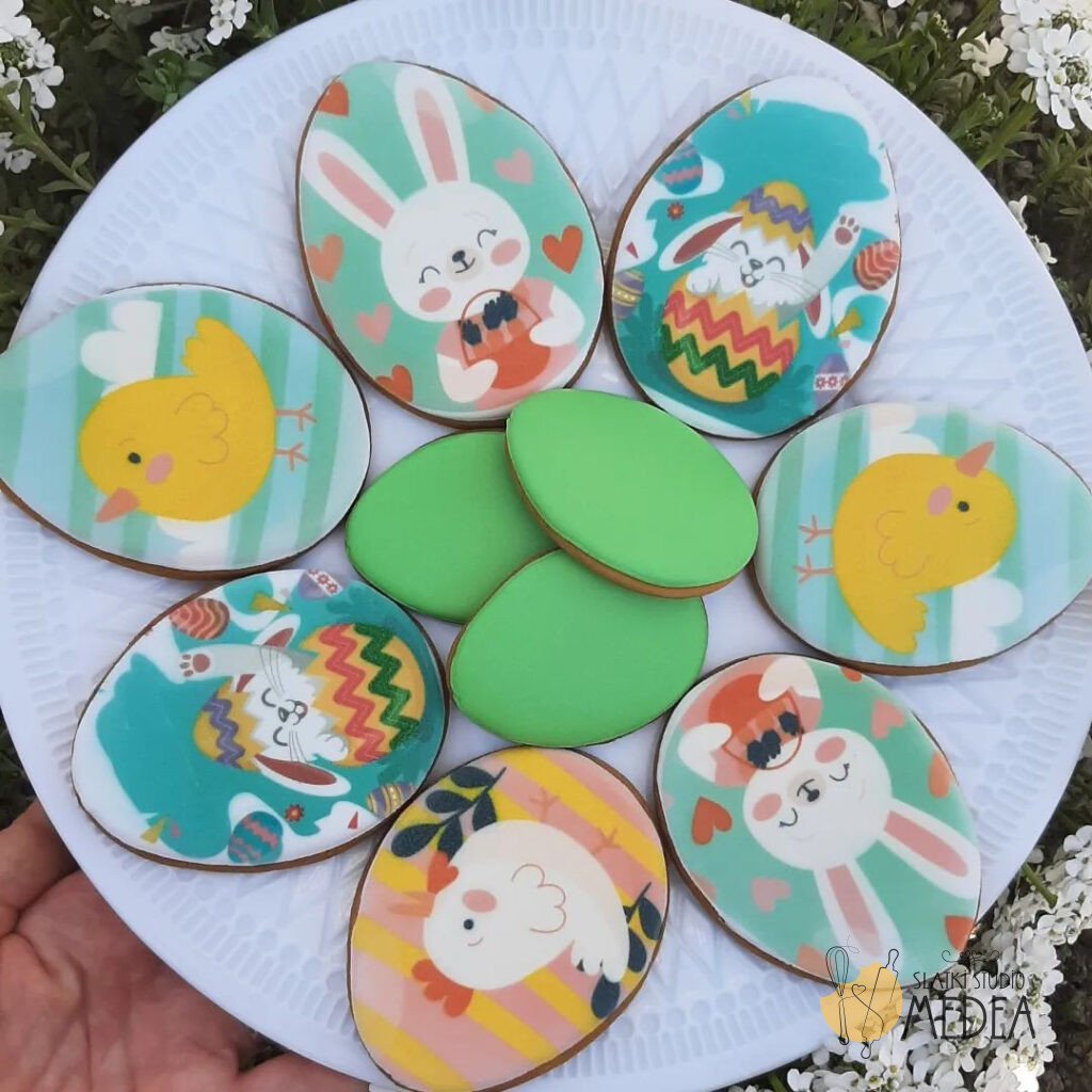 uskrsnji medenjaci u obliku jajeta